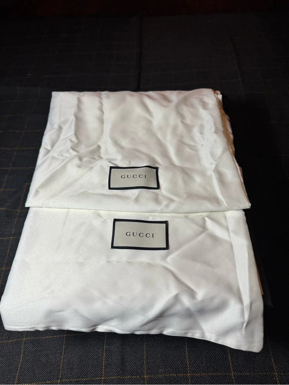 Men’s Gucci Navy and Beige GG Canvas High-Top Sneakers